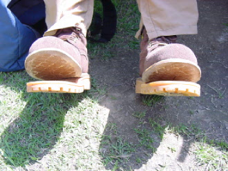 These boots aren't made for walking