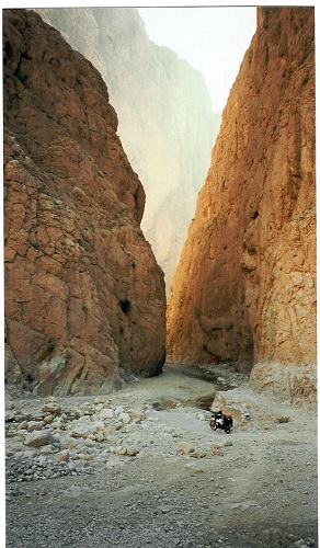 XT600 and Gorges du Todra